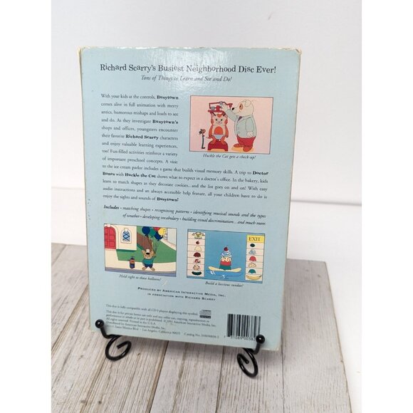 Richard Scarry's Busiest Neighborhood Interactive Compact Disc Phillips CD-i - Picture 2 of 7
